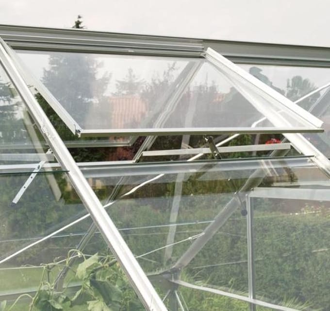 Set Voor Dakraam Geanodiseerd Aluminium 57,3x61,6cm - Zonder Beglazing