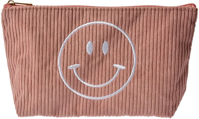 Clayre & Eef Toilettas Dames 20x5x12 cm Roze Synthetisch smile