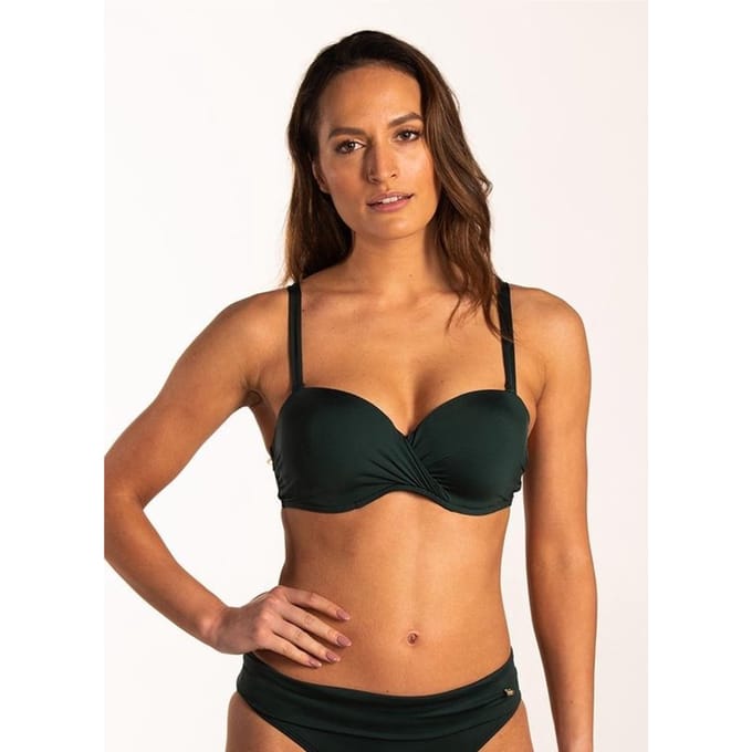 Beachlife Rich Green Voorgevormde bikinitop met beugel Dames - Maat 36C