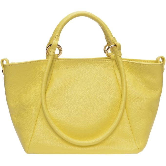 Roberta M Tweekleurig Rundleer Tas