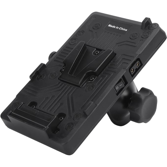VLock Batterijhouder DTap Uitgangsplaat Adapter voor Sony V Mount Batterij Videocamera black