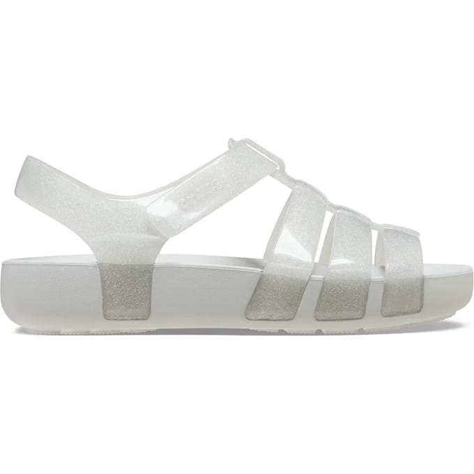 Crocs Isabella Serie - Glitter Sandalen - Kinderen - Zilver - Maat 28-29