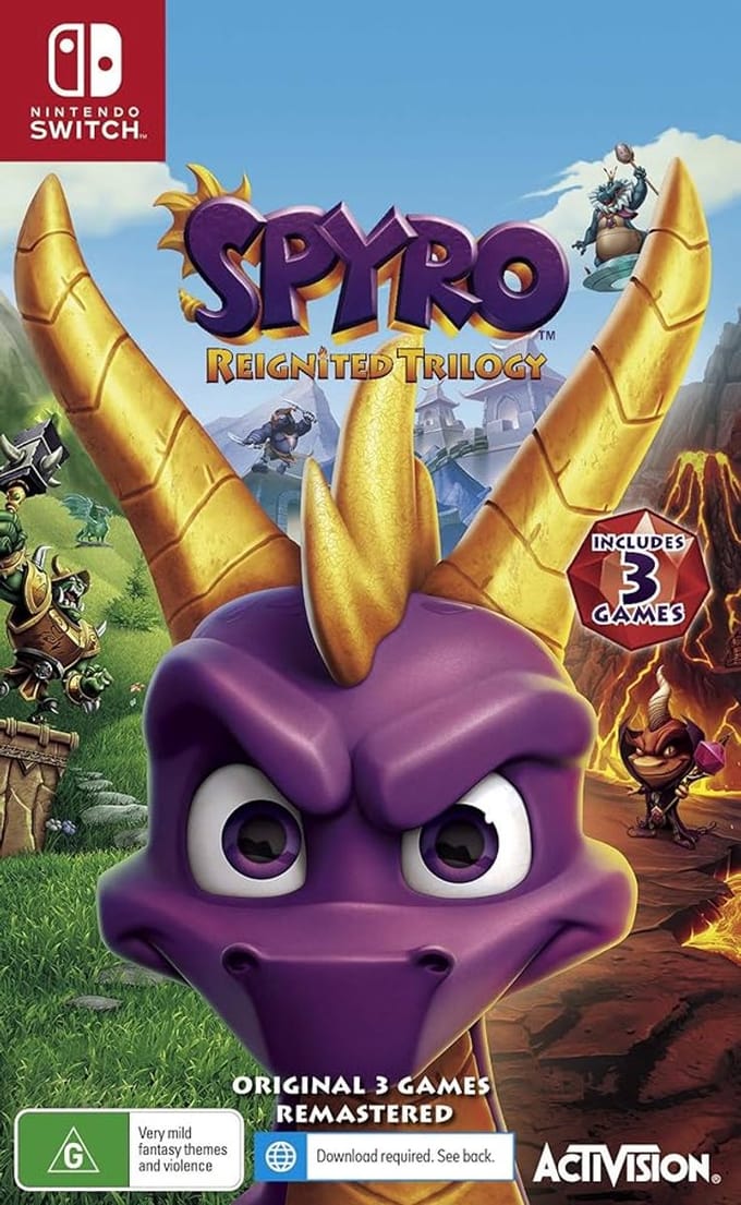 Spyro Reignited Trilogy - Nintendo Switch - Platformgame