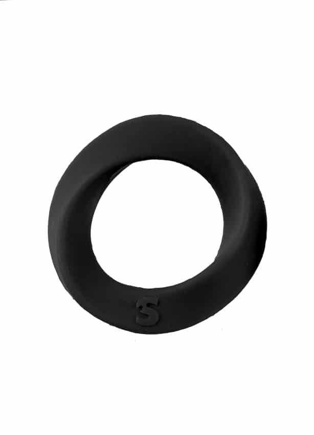Shots Toys Endless Cockring  Siliconen Penisring Groot - Zwart