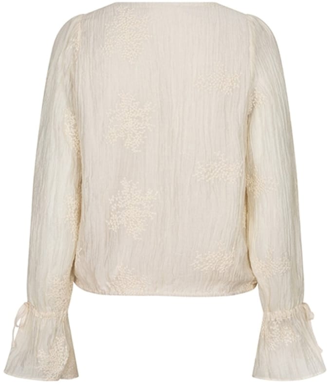 Lofty Manner Blouse Top Tilly Rg59 Cream Dames Maat - S