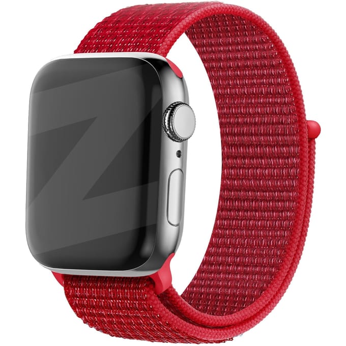 Bandz Apple Watch nylon band 'Classic' (rood)