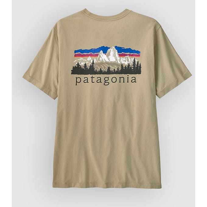 Patagonia Fitz Roy Foothills T-Shirt grijs