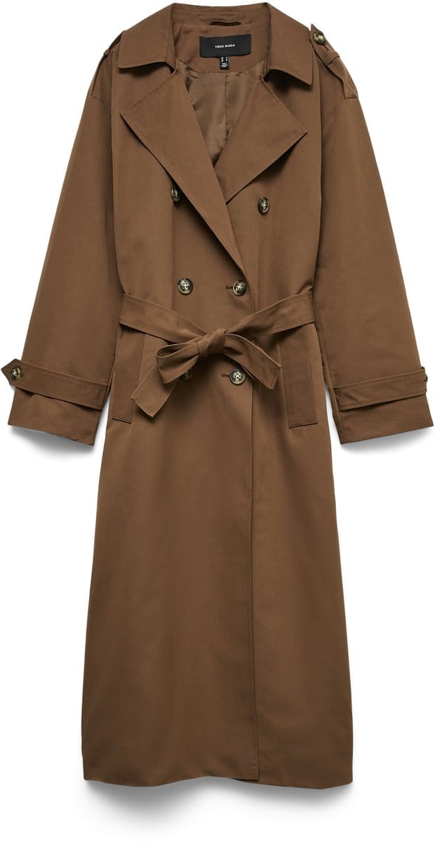 VERO MODA - VMCHLOE LONG TRENCHCOAT GA NOOS - Dames - Gewatteerde jassen