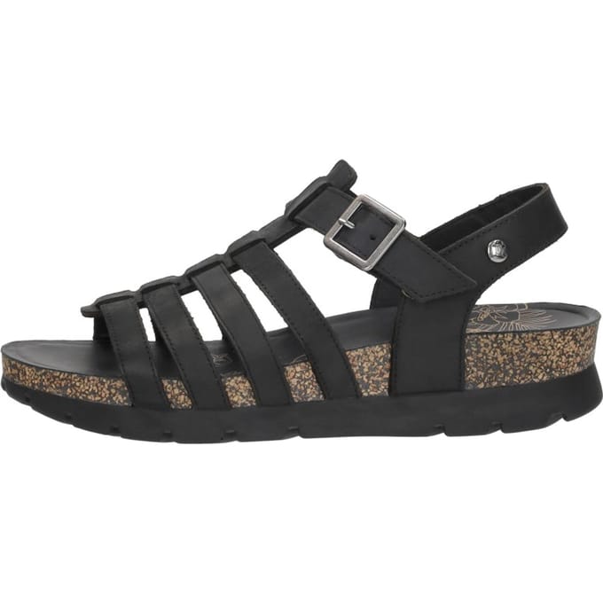 Panama Jack Sasha Sandalen Plat - zwart - Maat 41