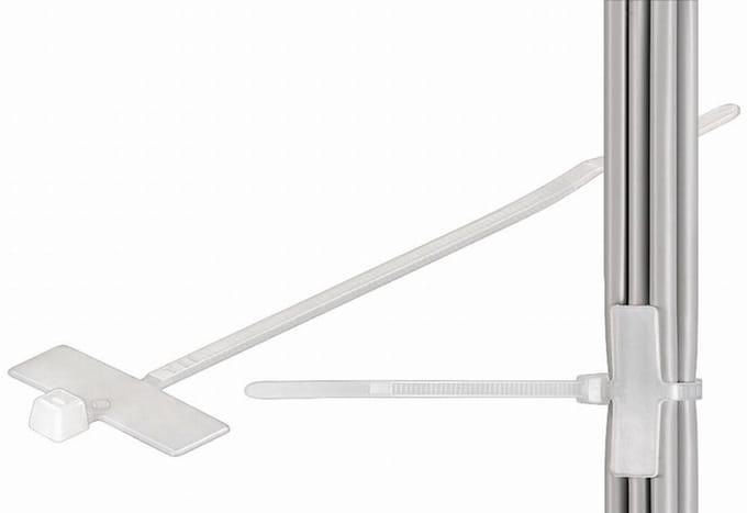 Kabelbinder met tekstvak, 2.5 mm x 100 mm, 100 stuks