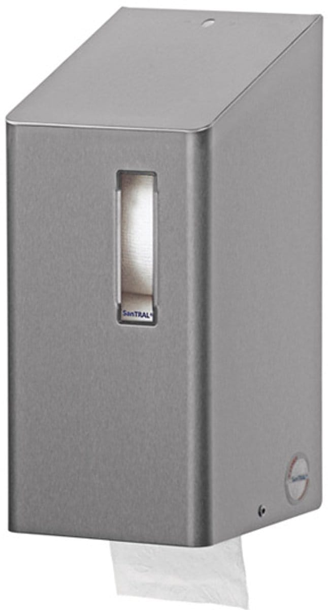 Santral | Toiletpapierdispenser | Doprollen | RVS