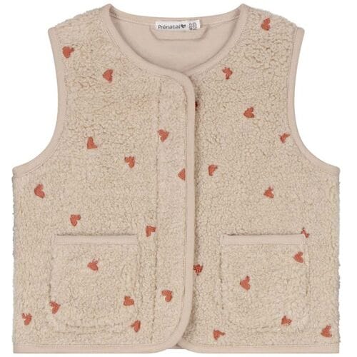 Prénatal peuter gilet Light Beige Melange 122/128 dames