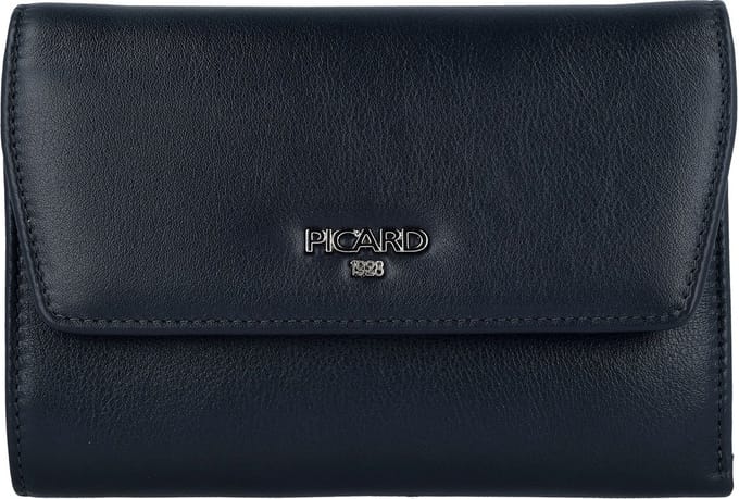 PICARD Leren Portemonnee Bingo Flap Wallet Ocean Blauw