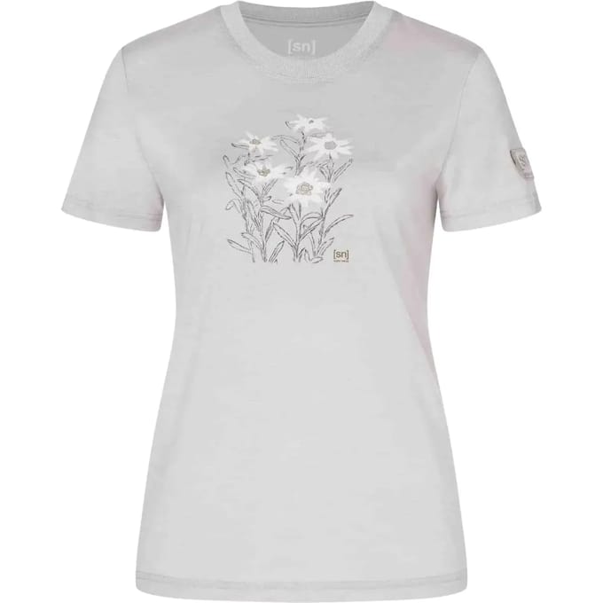 T-shirt dames super.natural Edelweiss Bio J