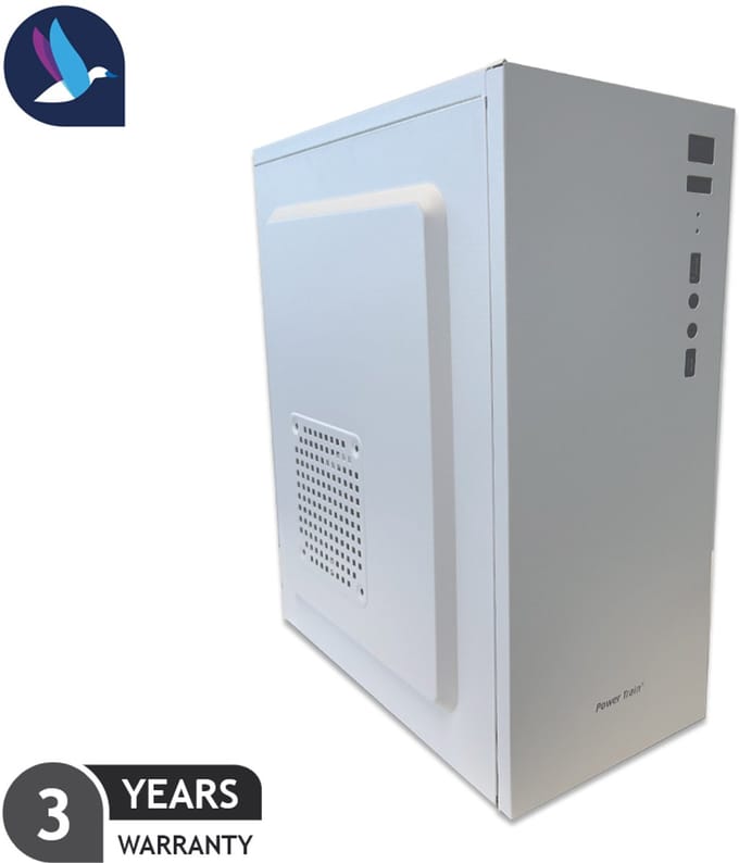 AMD White Desktop PC - AMD Ryzen 7 5700G - 32 GB RAM - 1 TB SSD - WiFi - BT