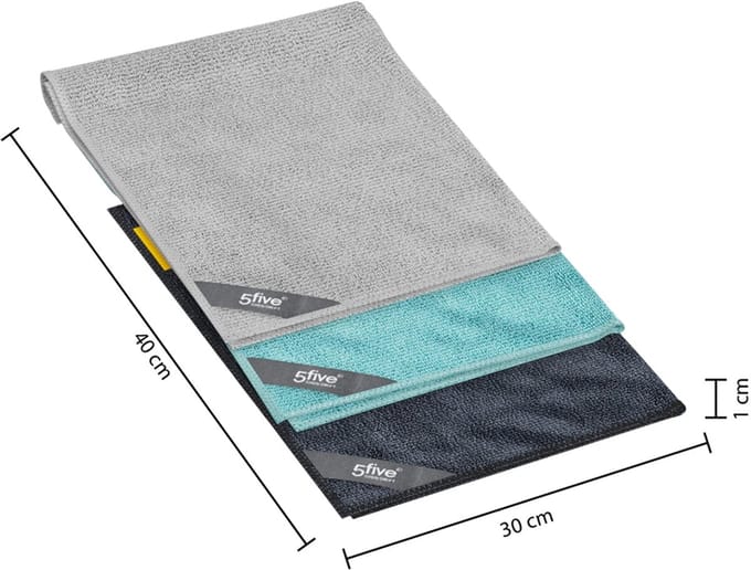 5Five Microvezeldoeken - Ultra absorberend - 3 stuks