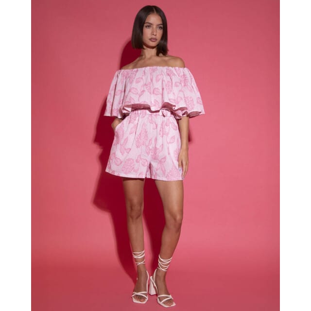 Studio Amaya Kee Short Broeken Dames - Roze - Maat M