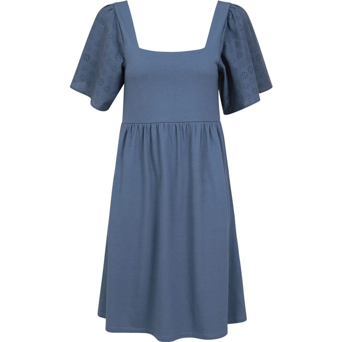 Mountain Warehouse Dames/Dames Verona Broderie Mouwjurk (Blauw)