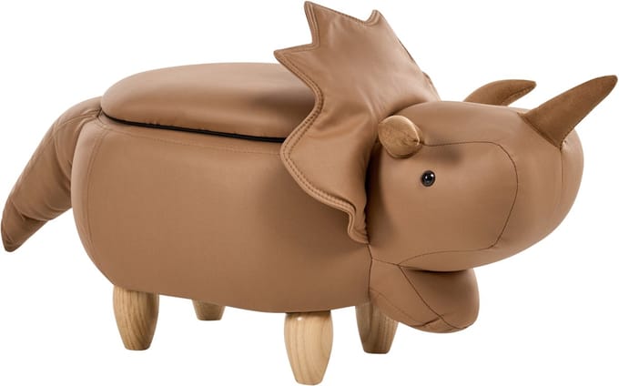 TRICERATOPS - Dierenpoef - Bruin - Polyester