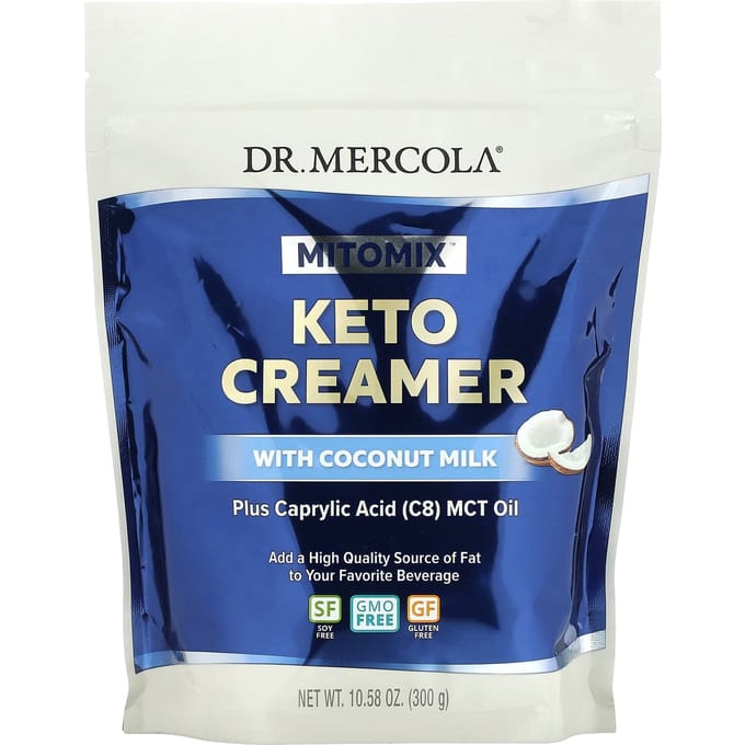 Dr. Mercola, Mitomix, Crème Keto, au lait de coco, 10,58 oz (300 grammes)
