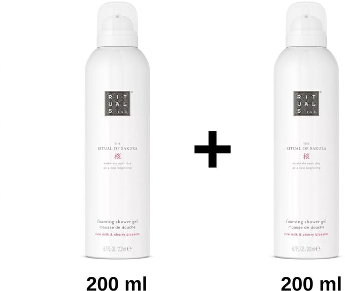 Rituals The Ritual Sakura Foaming Shower Gel - Douchegel - 2 x 200 ml