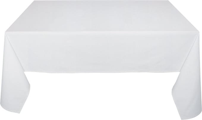 Treb Horecalinnen Tafelkleden 4 Stuks Wit 140x140cm - Treb Basic