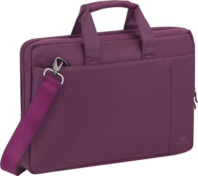 Rivacase 8231 Central- Laptoptas Macbook Pro 15 (max 15.6 inch Laptop) - Waterbestendig - Paars