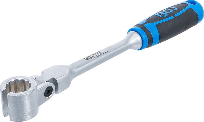 BGS Speciale ringsleutel voor lambda-sonden, kantelbaar, met greep 22 mm