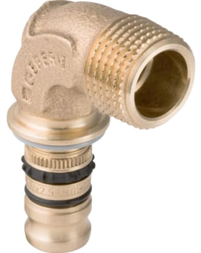 Geberit Mepla Overgangsbocht 90° met buitendraad, DN 12 / 20, 601.253.00.5