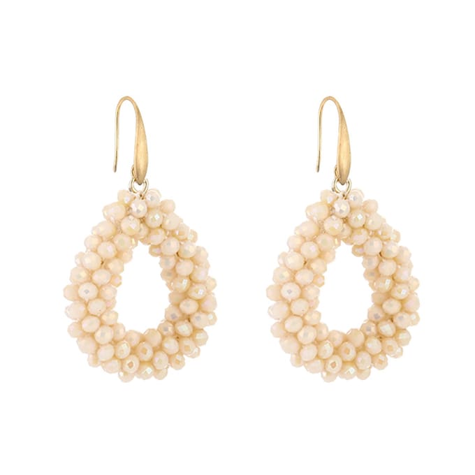 Oorbellen Crystal Summer Glow - Beige
