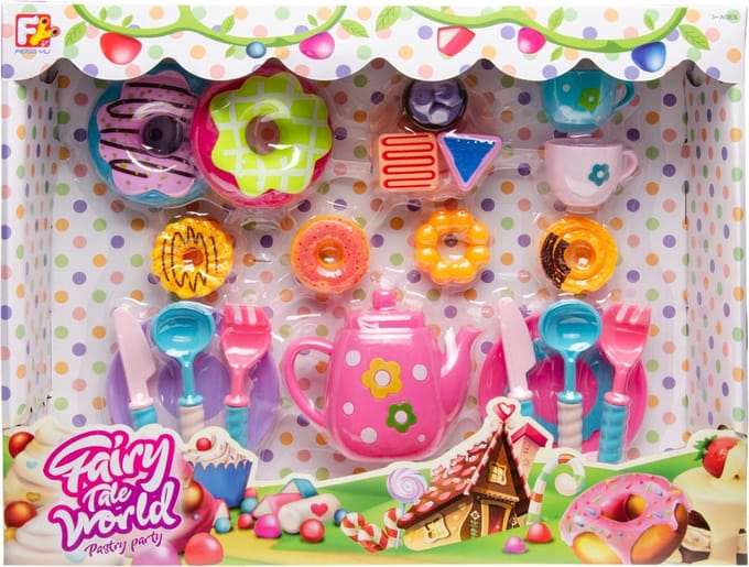 Lg-imports Sprookjesset Pastry Party 37 X 29 Cm Multicolor 20-delig