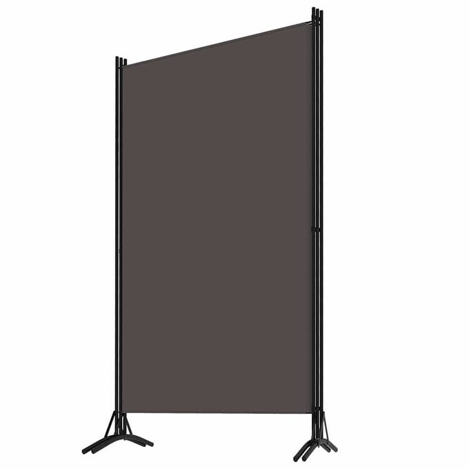 vidaXL - Kamerscherm - met - 3 - panelen - 260x180 - cm - antraciet