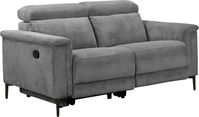 Lund-2Zitsbank - 1 Relax - Grijs Corduroy