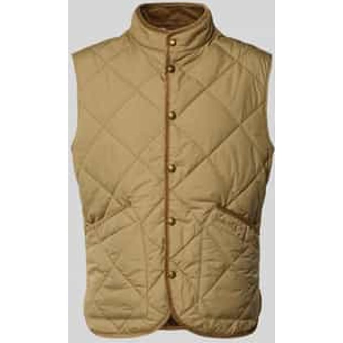 Gilet met opstaande kraag