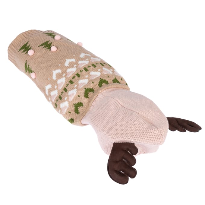 TIAKI gezellige rendiertrui maat M: ca. 30cm ruglengte hond
