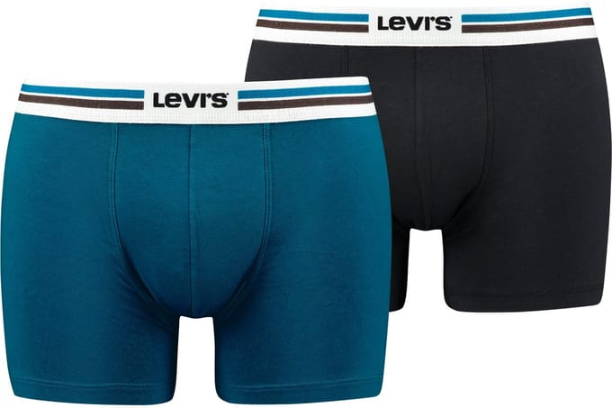 Levi's - Placed Sportswear Logo Boxer 2-pack - 701222843 - 010 Ocean Dephts