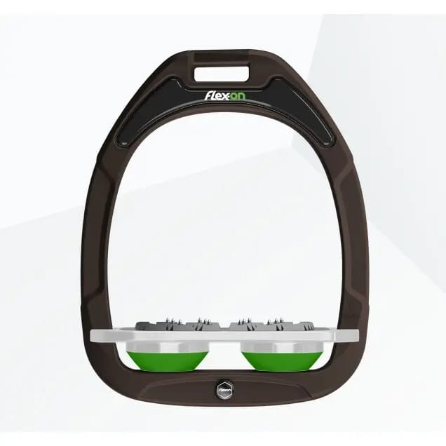 Platte Laarzen Ultra Grip Bruin/grijs/groen Flex-On Green Composite