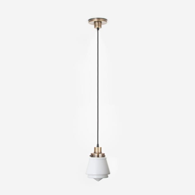 Hanglamp aan snoer Komeet 20's Brons - Art Deco Trade