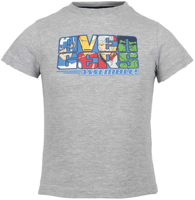Avengers Assemble kort kindershirt, top 110/116 cm