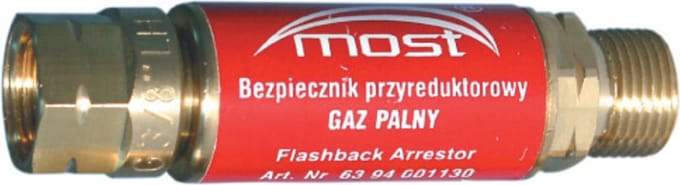 Most - Acetyleen Vlamdover - G 3/8 L - Voor Reduceerventiel - Maat: Default