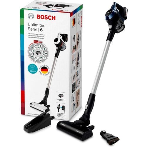 Bosch - Unlimited 6 - BBS611PCK - Steelstofzuiger - Blauw