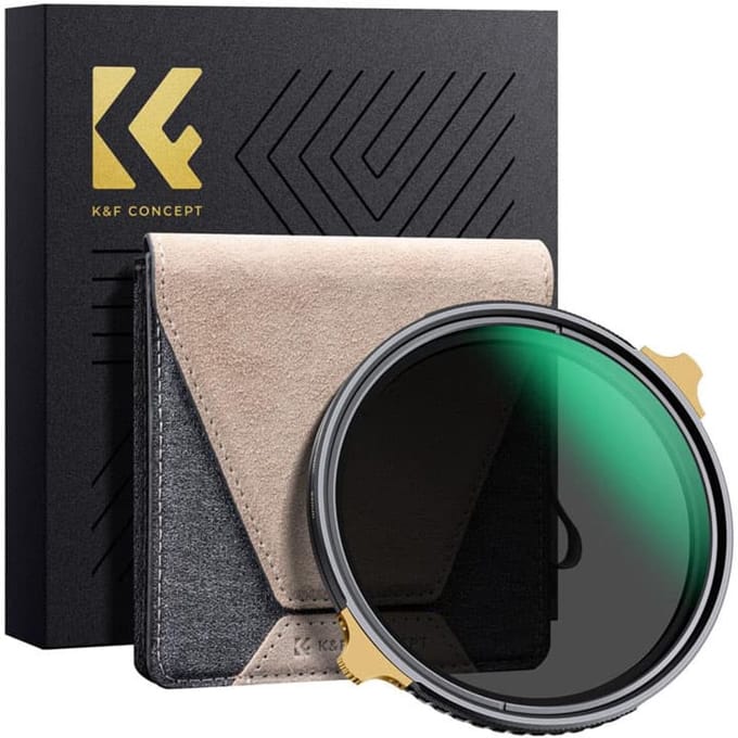 K&F Nano X Pro Kupferrahmen-Variabelfilter ND2-32 82 mm