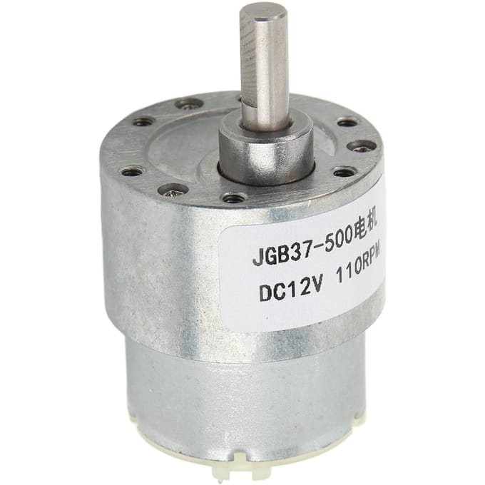 Kruismotor DC 12V 110RPM Snelheidsreductie Zelfvergrendelende Turbine Wormwielmotor voor Machine
