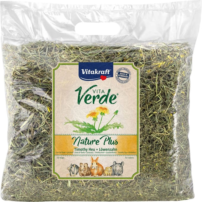 500g Vita Verde Timothy hooi met paardenbloem kleinvee