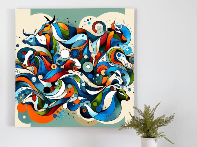 Kunstprint | Wanddecoratie | Forex | 75 × 75 cm
