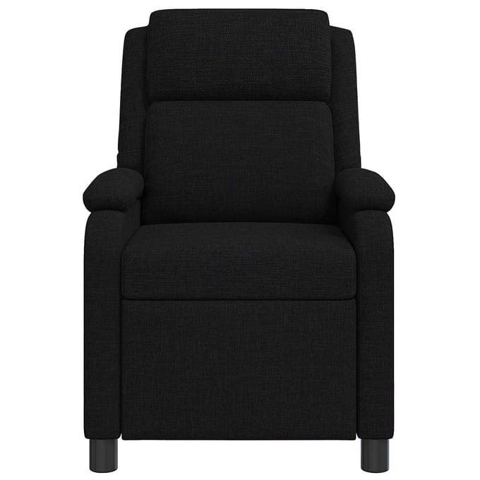 vidaXL - Recliner - Zwart - Stof