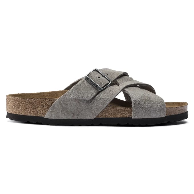 Leren sandalen Birkenstock Lugano Suede