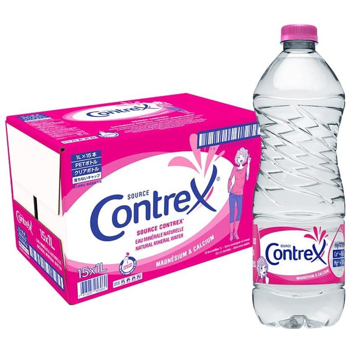 Contrex x 15 flessen 1,0L [Officiële Import]