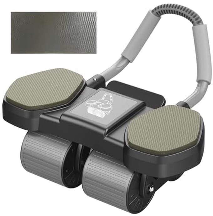 Ab Roller Wheel met 4-wielig ontwerp voor buikspieren versterken