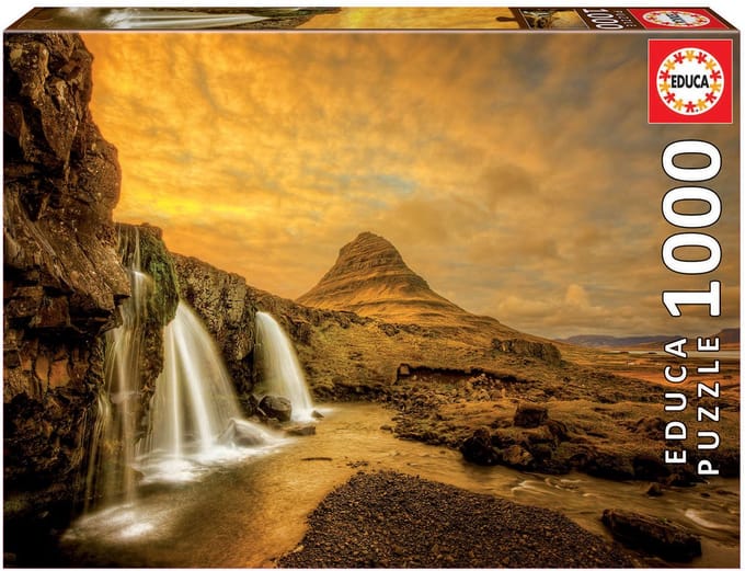 Educa - Puzzle 1000 - Kirkjufellsfoss Waterfall, Iceland (017971)